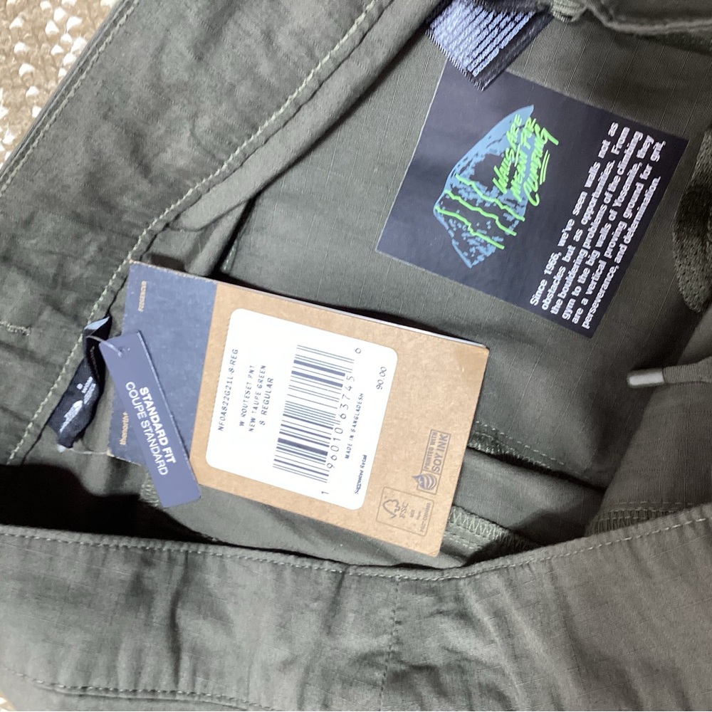 NWT The North Face Women’s Taupe Green UPF 40 Pants - Picture 6 of 12